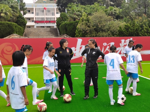 中国女足主题球场落地石林19